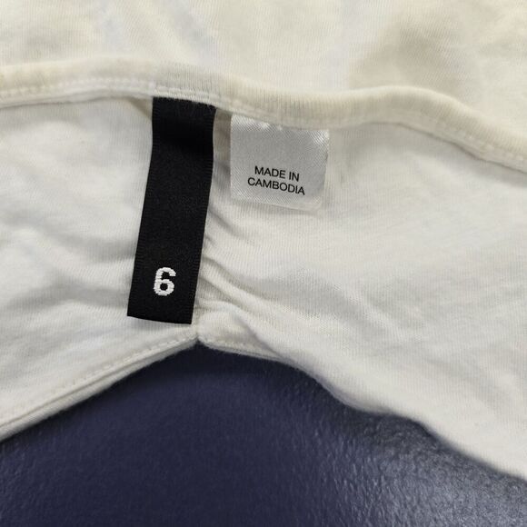 Divided H&M Women's SZ 6 White Halter Top (A31) - Picture 3 of 8